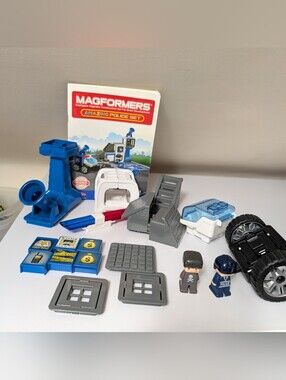 MAGFORMERS Amazing Police Set Pieces